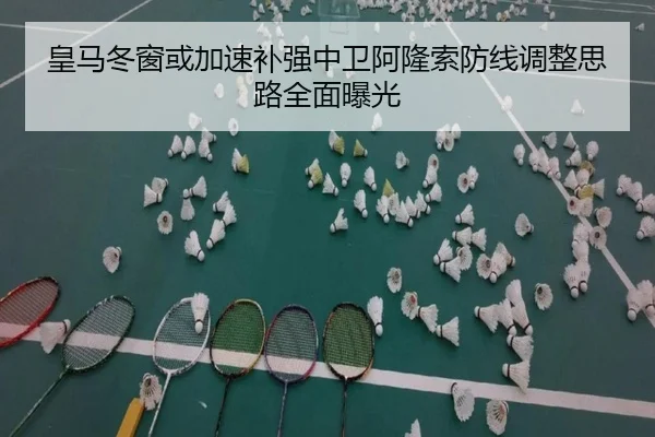 皇马冬窗或加速补强中卫阿隆索防线调整思路全面曝光